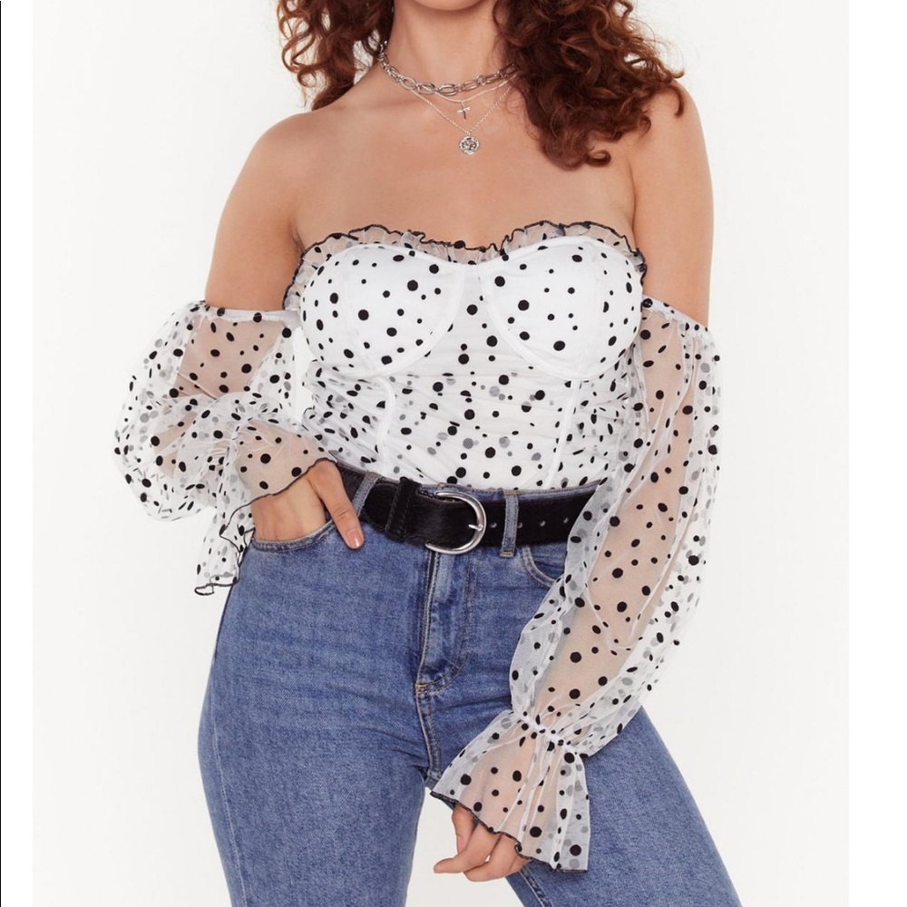 Cupped Spotty Bodysuit
